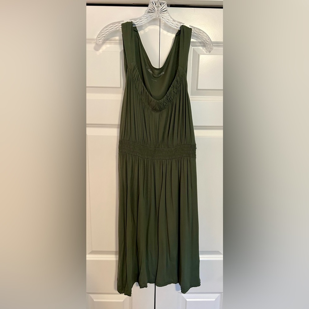 Calvin Klein Olive Green Sundress